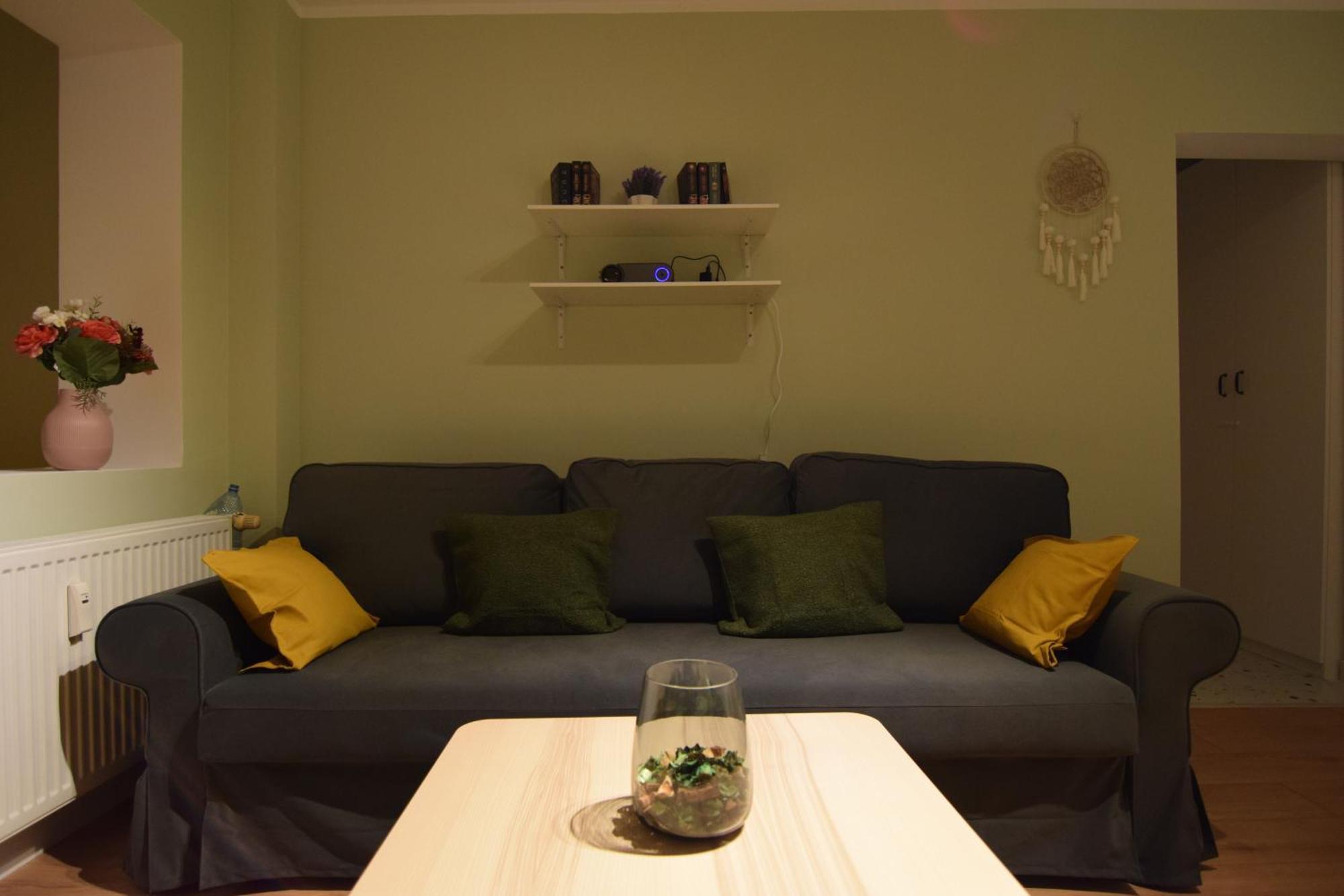 דירה Stylish With Video Projector